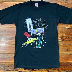 Vintage 80s Jerzees New York City tourist tee Medium